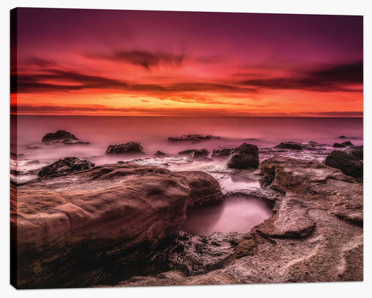 Burning skies at Black Rock