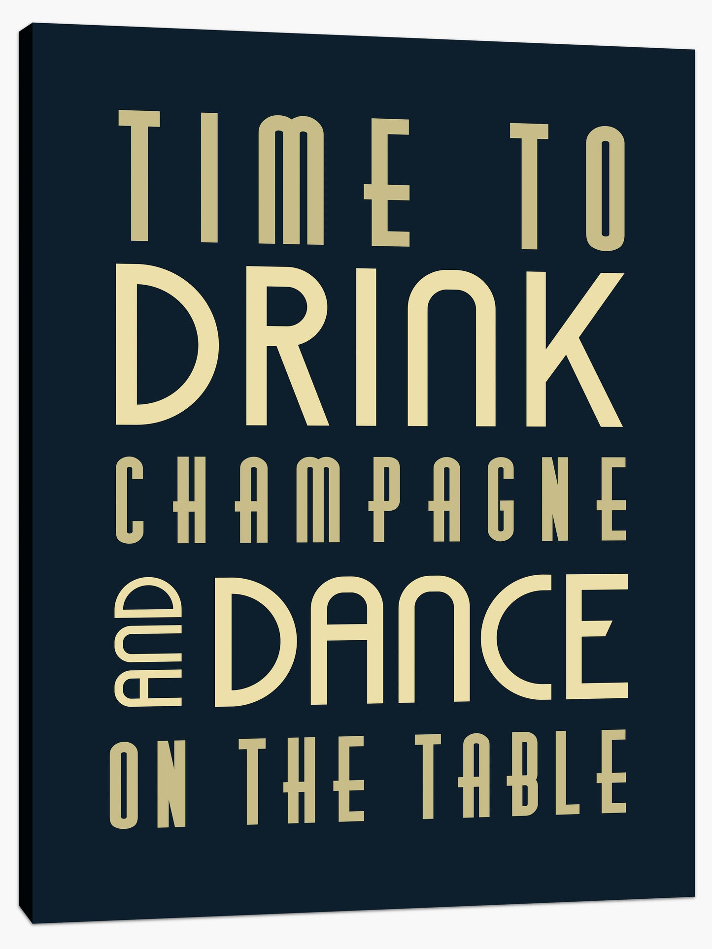 Time to drink champagne