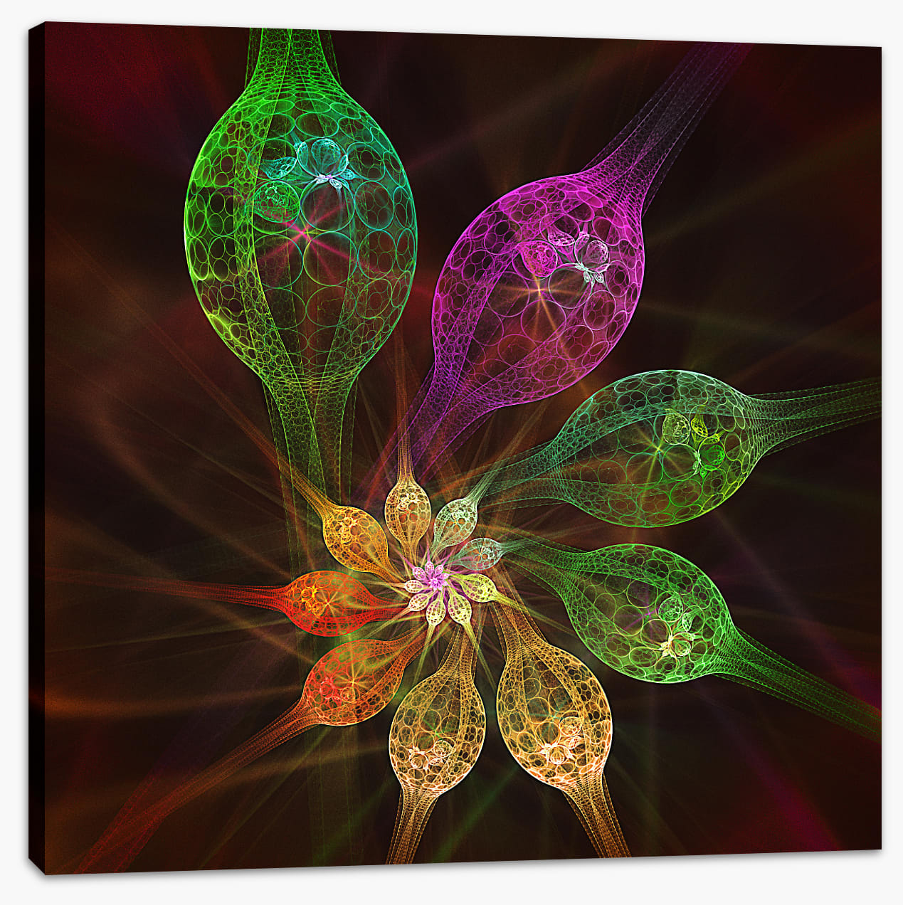 Crystal flowers