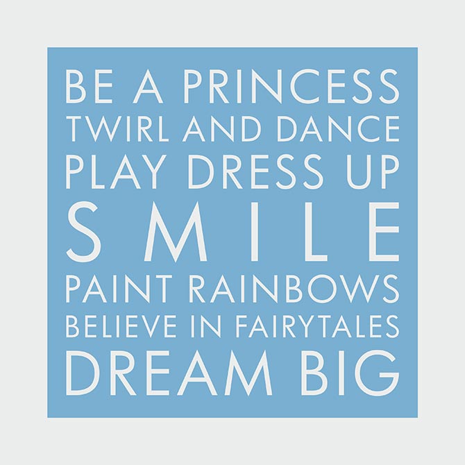 Be a princess
