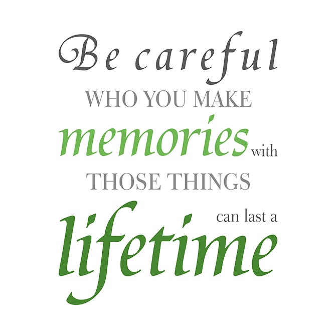 Making memories
