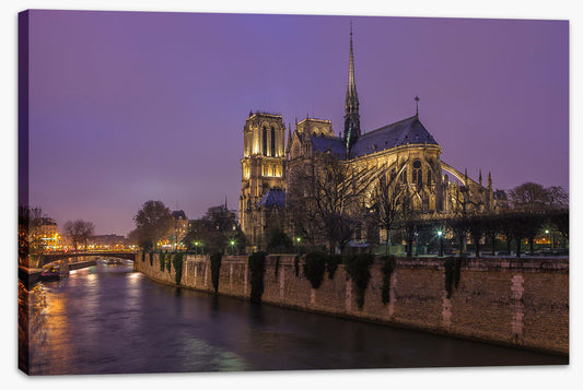 Notre Dame dusk