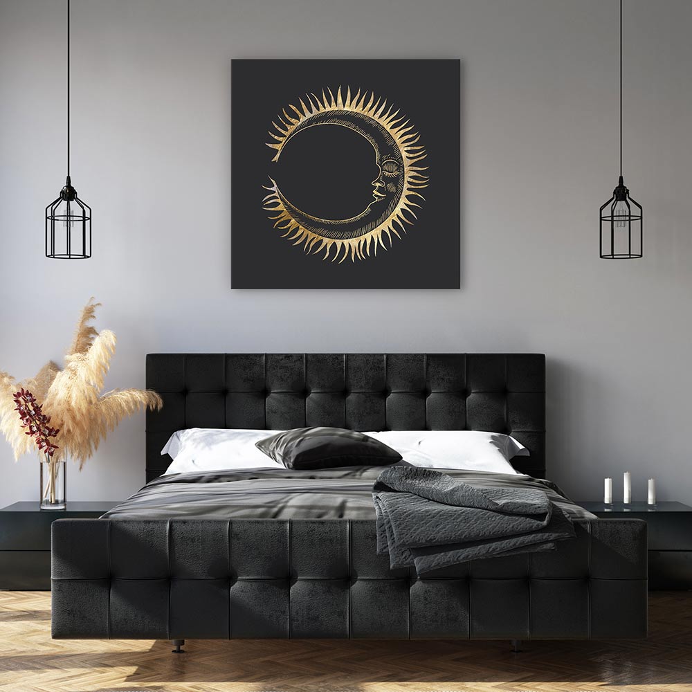 The golden moon