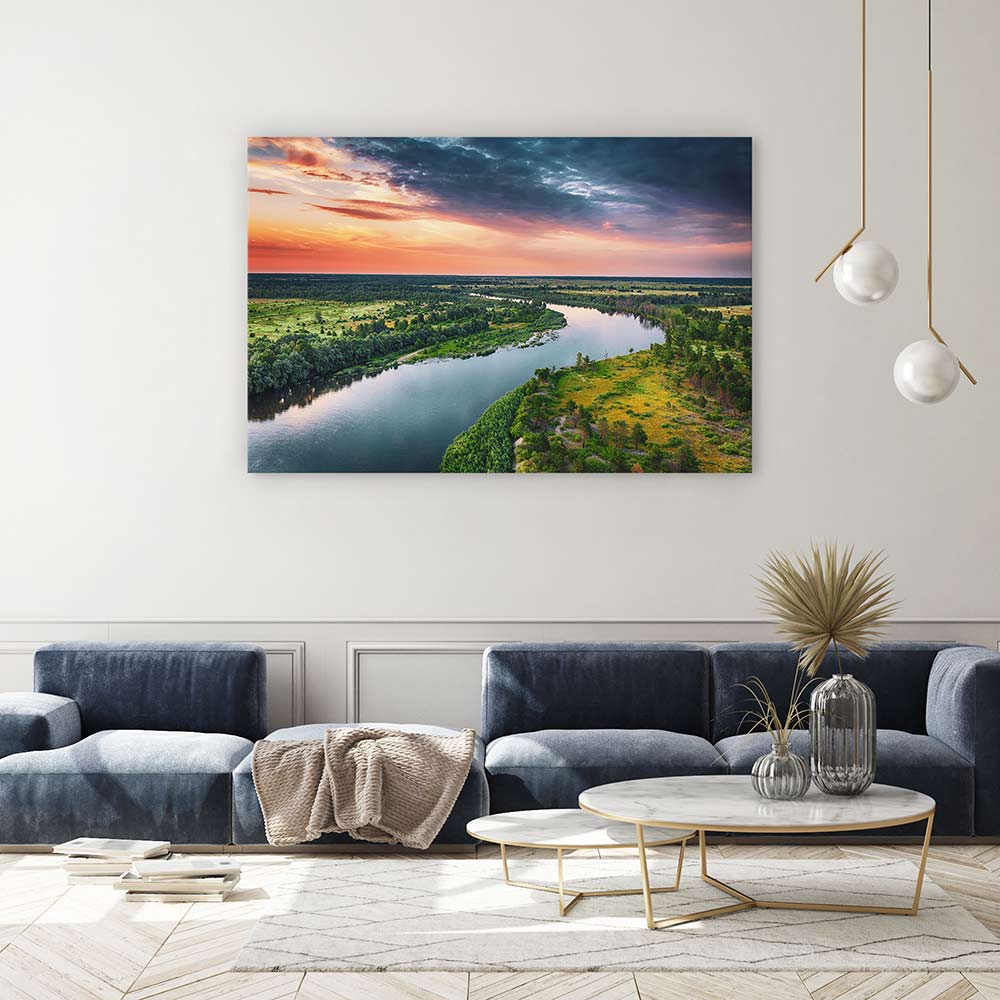River clouds