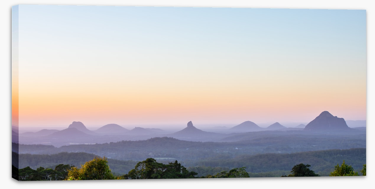 Glasshouse Mountains sunrise