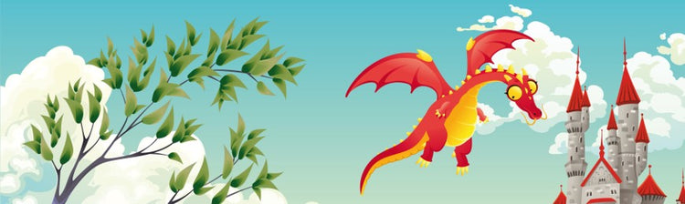Knights and Dragons by Wall Art Prints