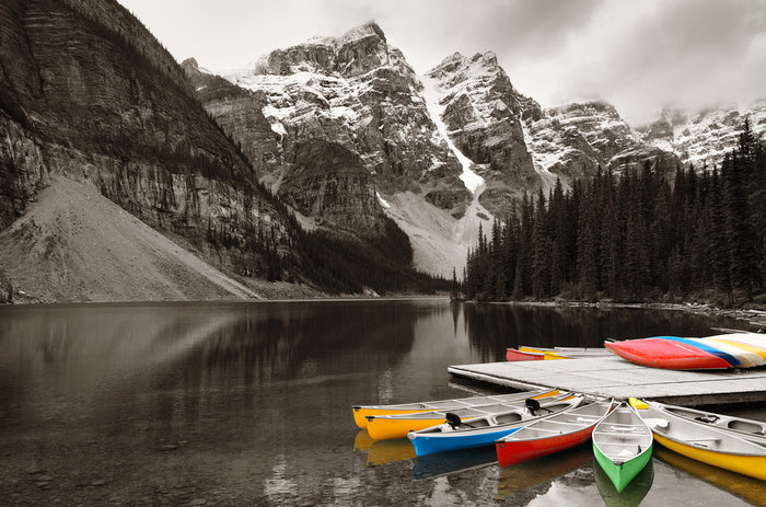 Canoe into colour
