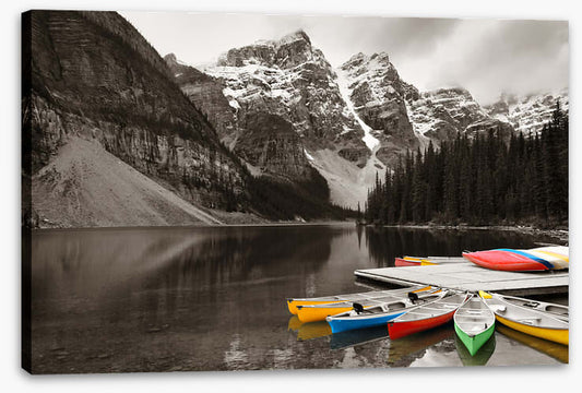 Canoe into colour