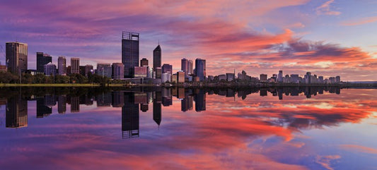 Pink Perth sunrise