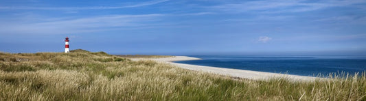 Lonely lighthouse panorama