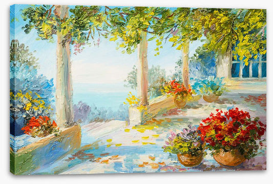 Terrace near the sea