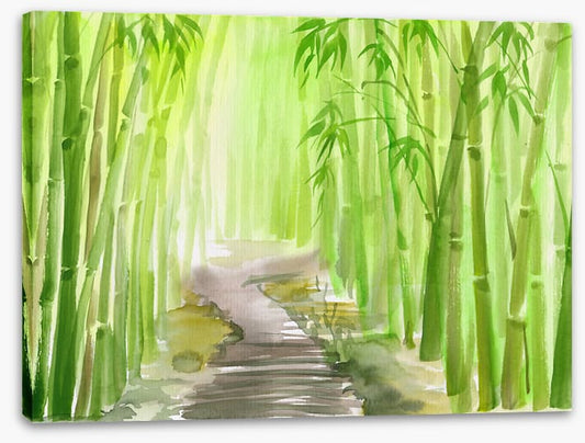 The bamboo path