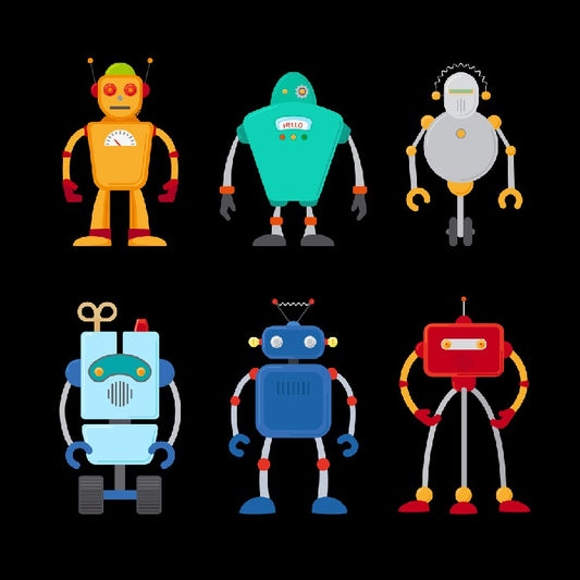 Retro robots 1