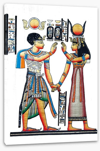 Hieroglyphic handshake