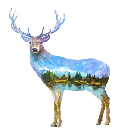 Deer of the lake