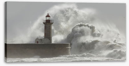 The angry sea