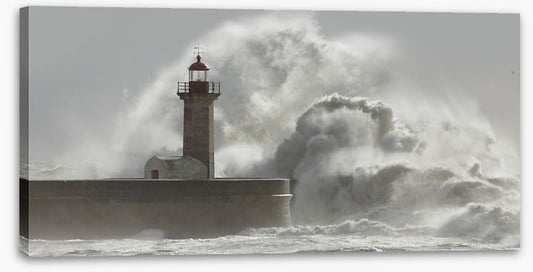The angry sea