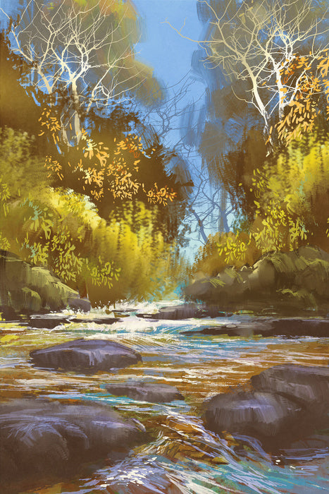 Rapids at rest
