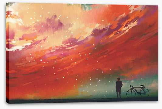 Red sky at night