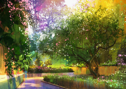 Sunlight in the garden
