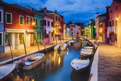 Burano island dusk