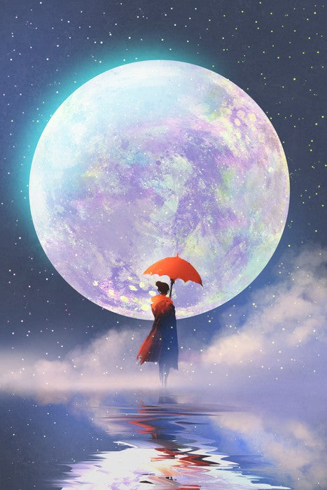 Waiting under the moon