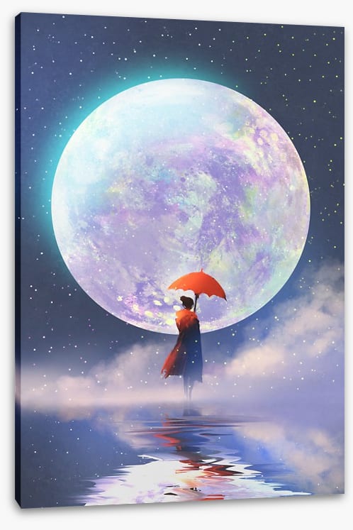 Waiting under the moon