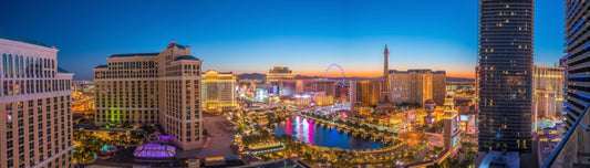 Las Vegas strip panorama