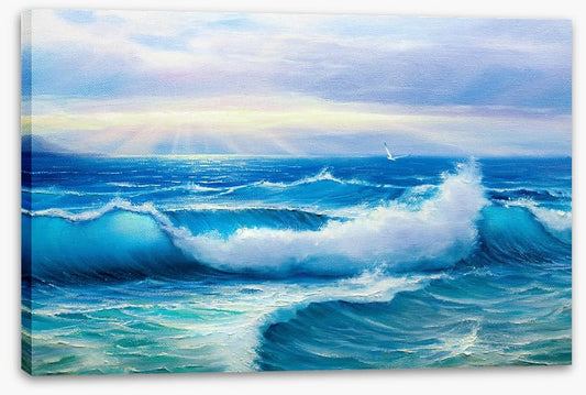The crashing wave