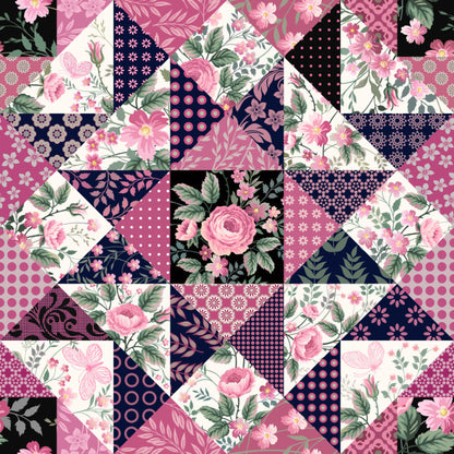 Rosy nights patchwork