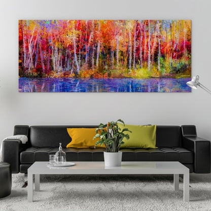 Aspen trees in fall