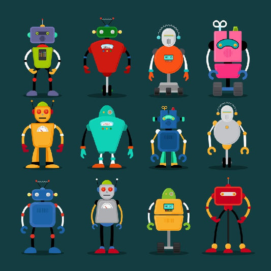 Retro robots 2