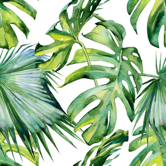 Tropical jungle leaves