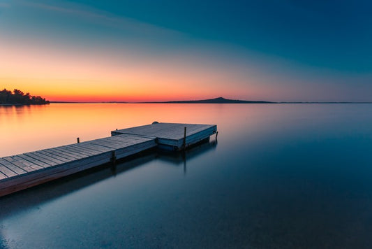 Gentle dusk jetty