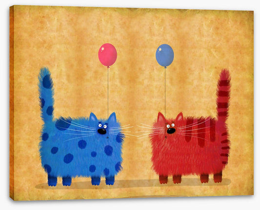 Red cat blue cat