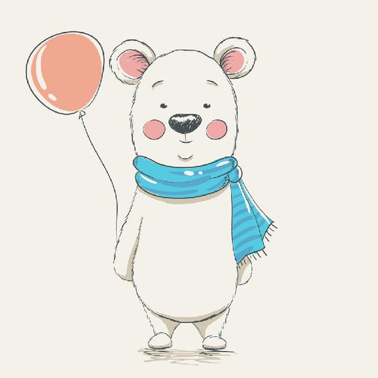 Red balloon bear