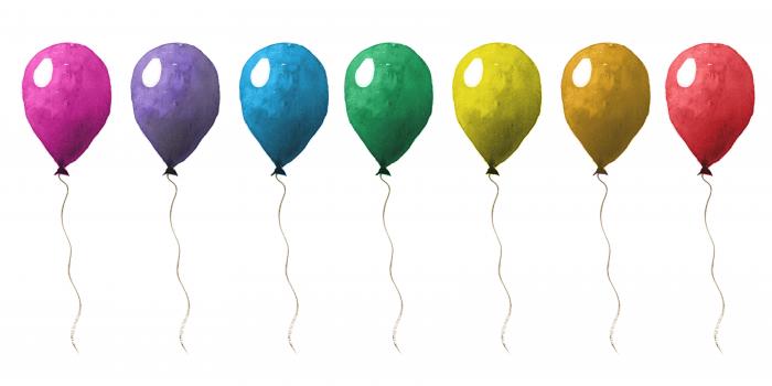 Seven balloons