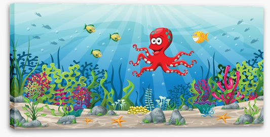 The red octopus