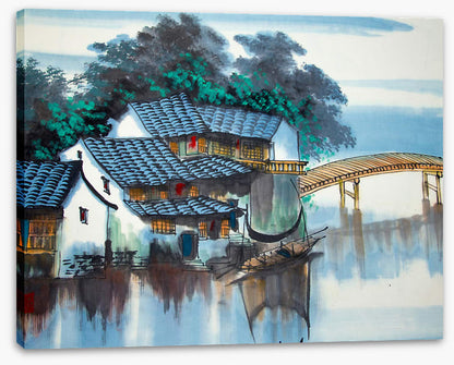By boat or bridge