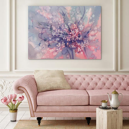 Sakura branch bloom