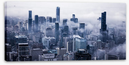 Toronto in the clouds