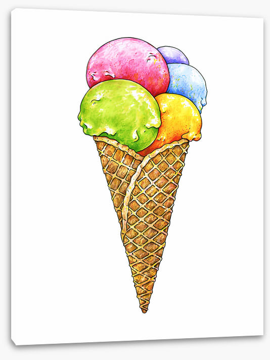 Five scoops