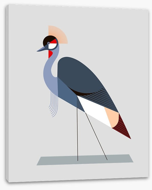 The crowned crane