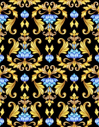 Gold leaf lotus
