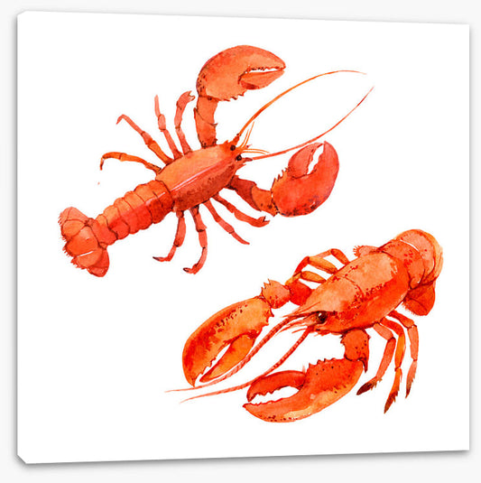 Pink lobsters