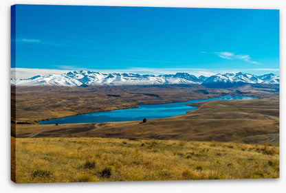 Below the mountains