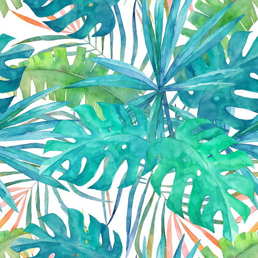Soft palm leaves