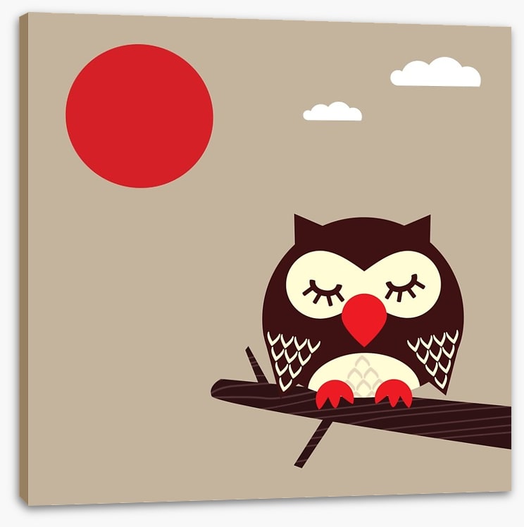 Red moon owl