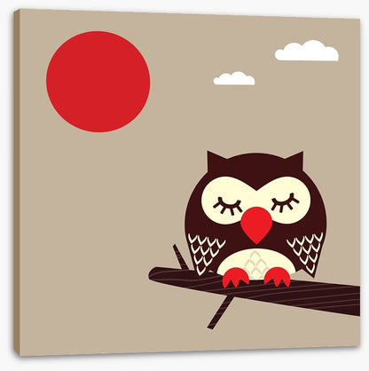 Red moon owl