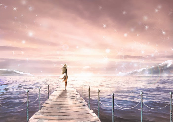 At the end of the pier